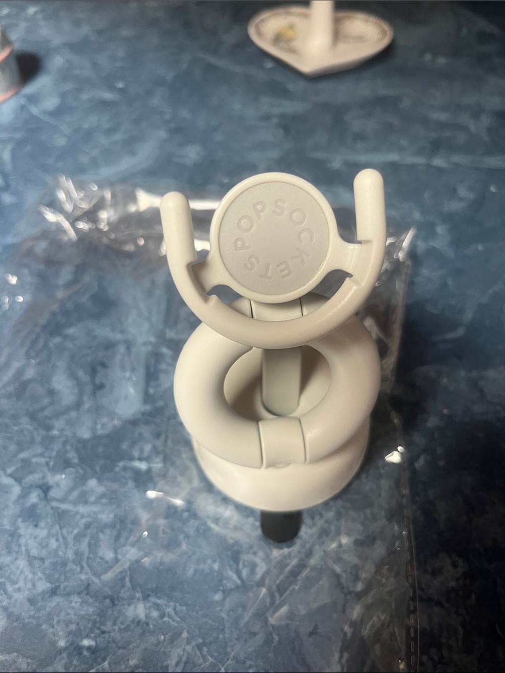 PopSocket White Phone Grip & Stand with Ring Holder